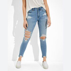 AE Ne(x)t Level Ripped High-Waisted Jegging Crop